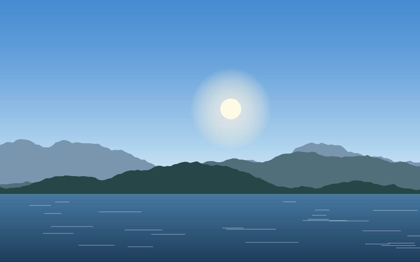 Landschaftsillustration
