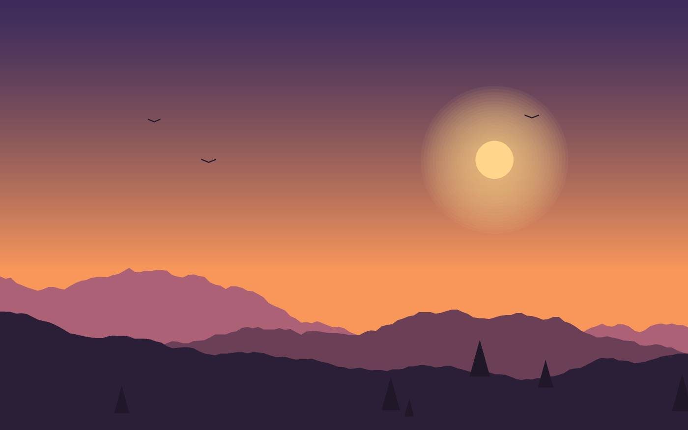 Landschaftsillustration
