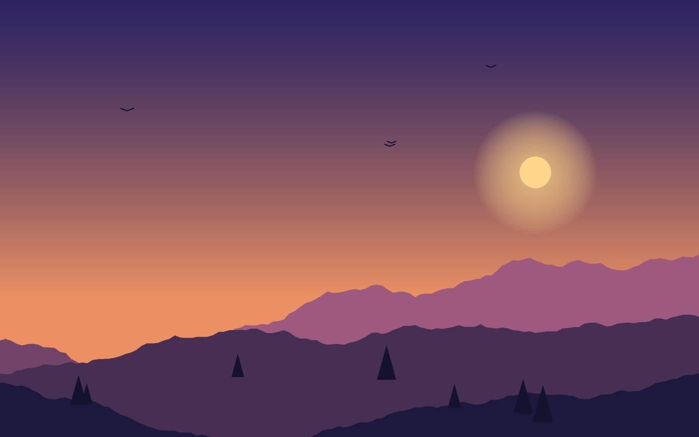 Landschaftsillustration