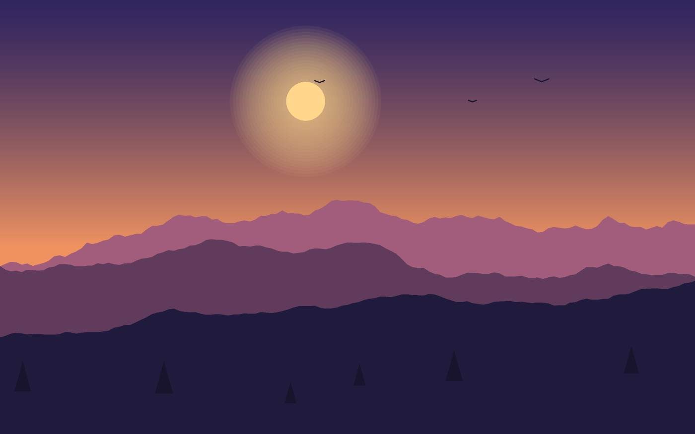 Landschaftsillustration