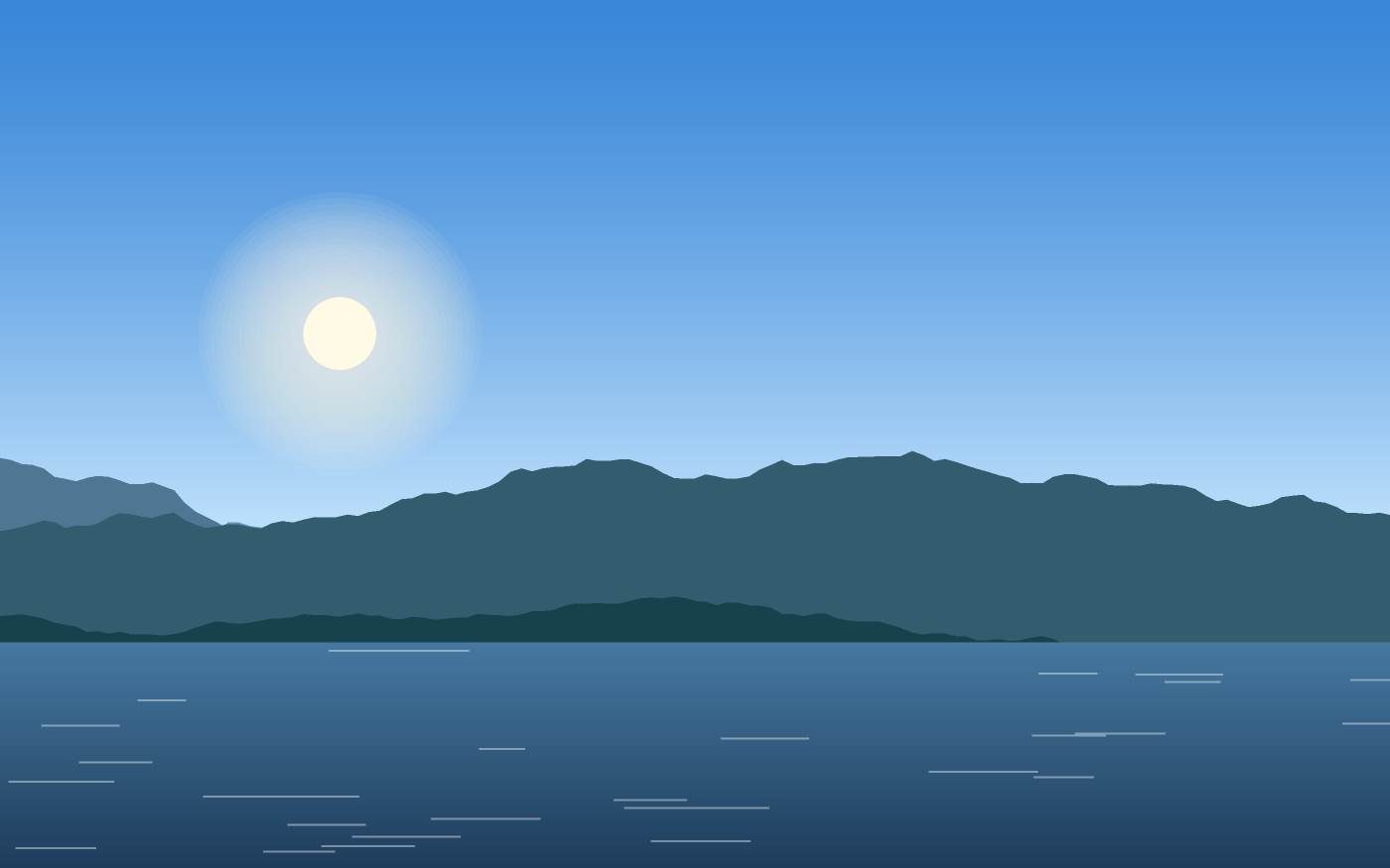 Landschapsillustratie