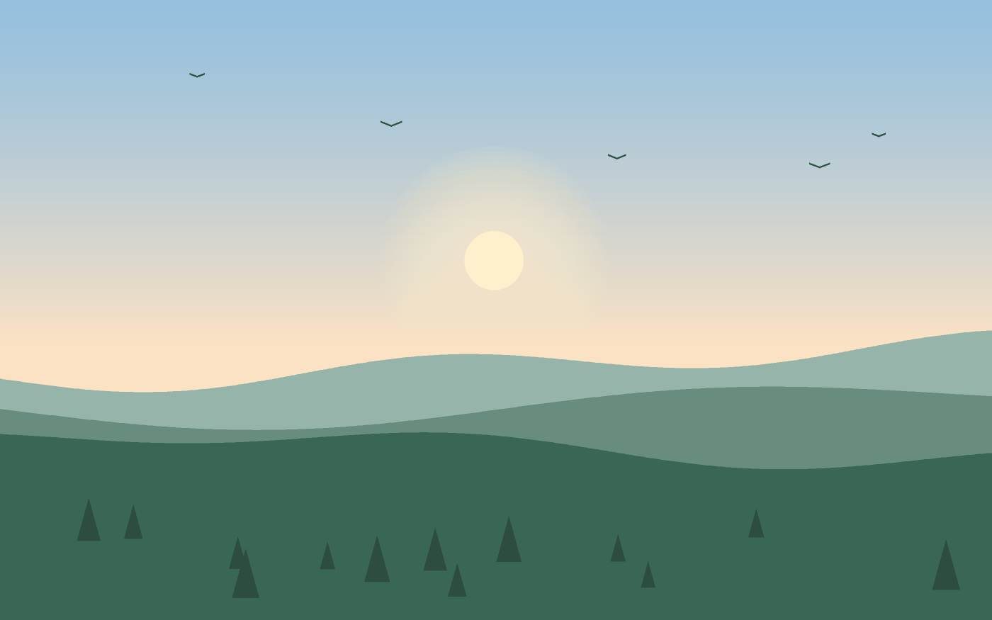 Landschaftsillustration