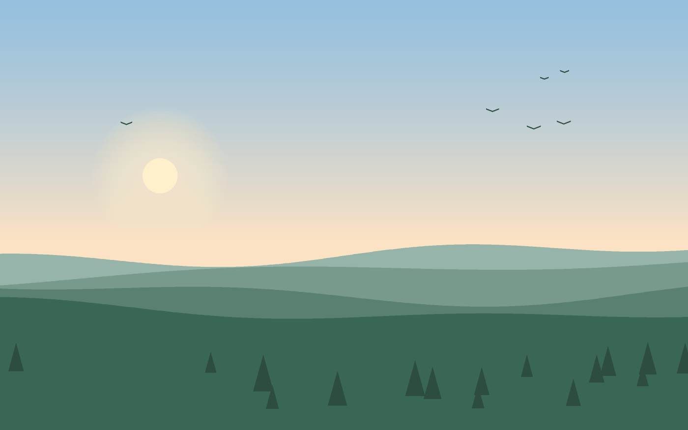 Landschaftsillustration