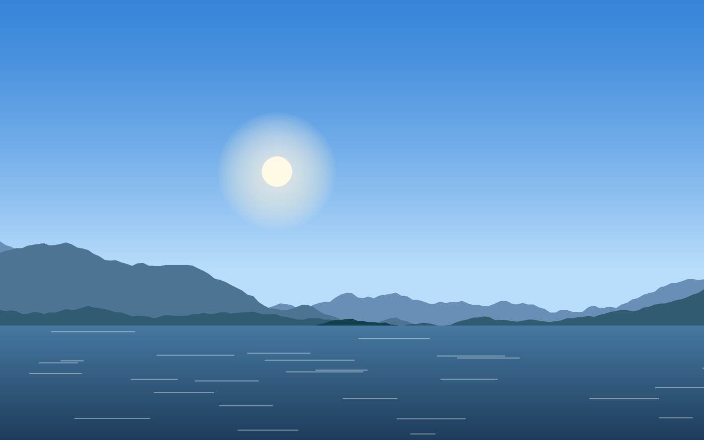 Ilustrace krajiny