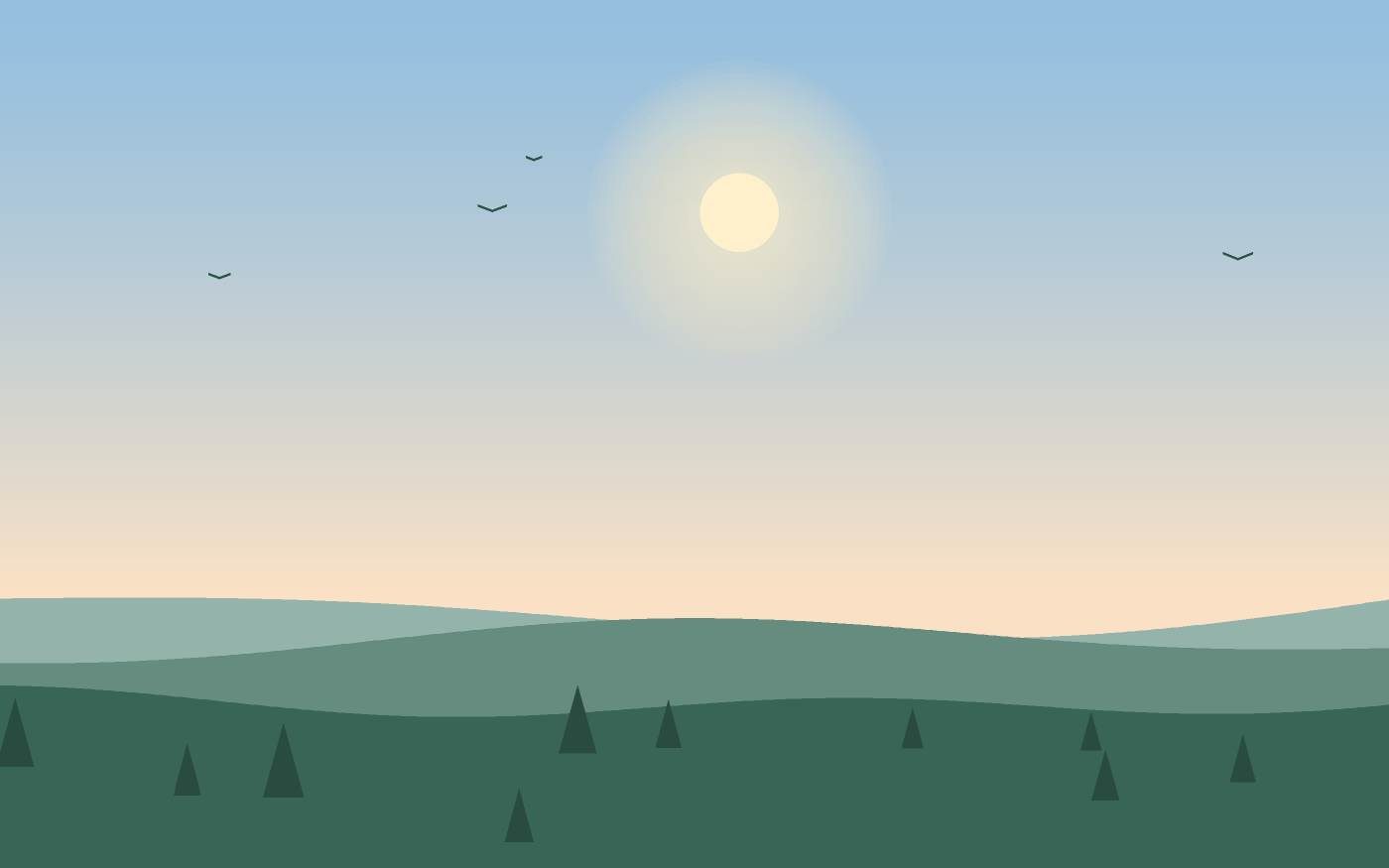 Landschaftsillustration