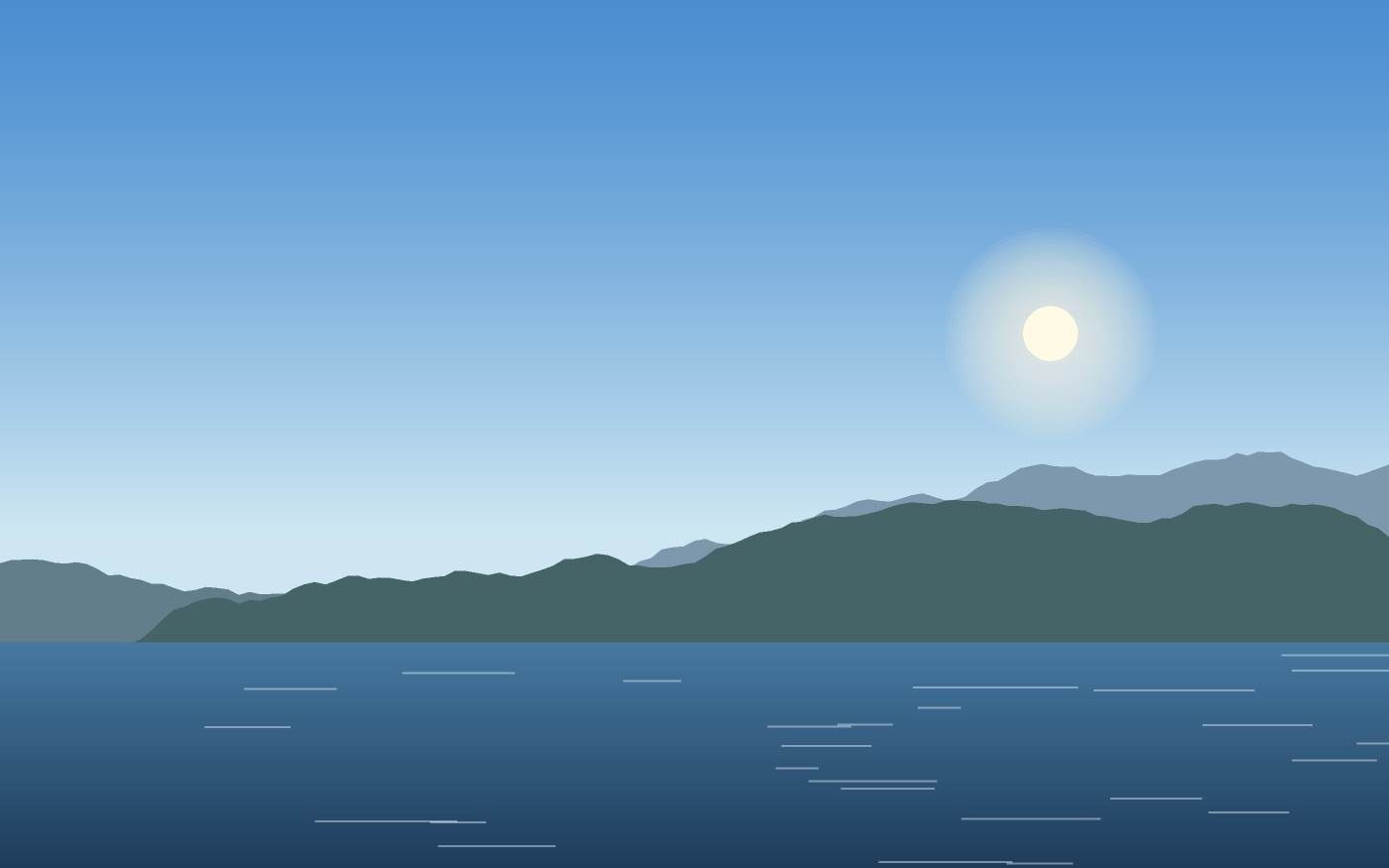Landschaftsillustration
