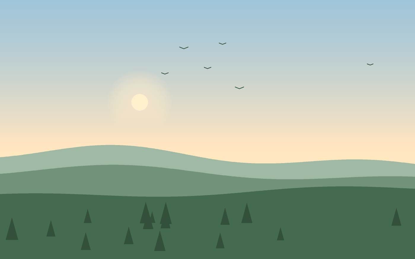 Landskabsillustration