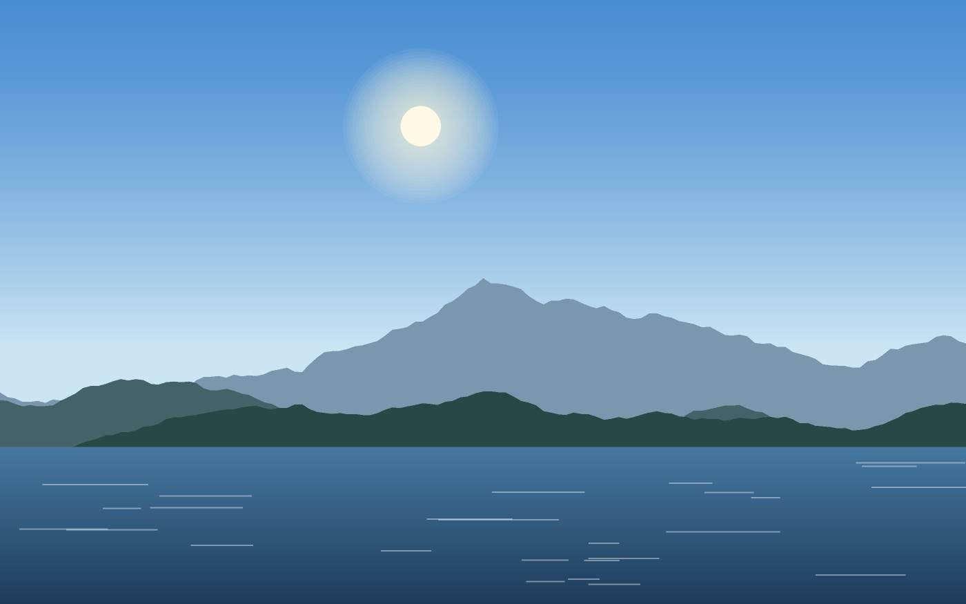 Ilustración de un paisaje