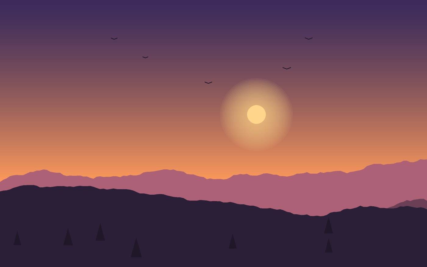 Ilustracja krajobrazu
