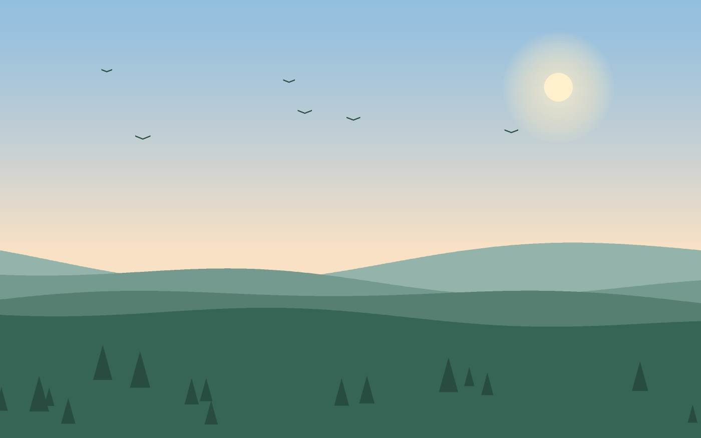 Ilustracja krajobrazu